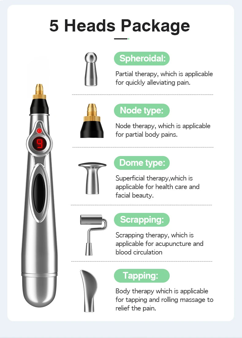 Electronic Acupuncture Pen Acupuncture Point Pen Acupuncture Point Pen Meridian Energy Meridian Pen Massage Pen Acupuncture Acup Beauty World Shop