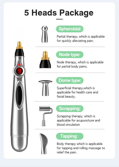 Electronic Acupuncture Pen Acupuncture Point Pen Acupuncture Point Pen Meridian Energy Meridian Pen Massage Pen Acupuncture Acup Beauty World Shop