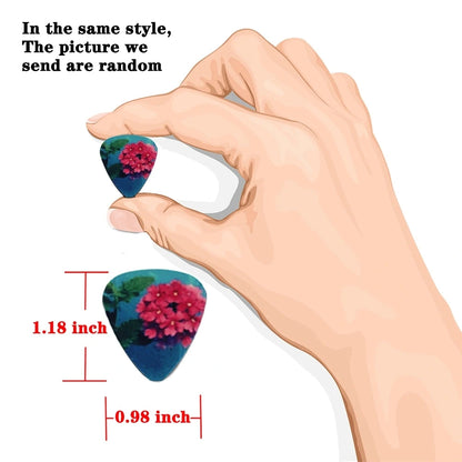 0.46/0.71/1.0mm 50pcs guitar paddle Acoustic guitar Picks ukulele Musical instrument accessories cartoon style pick with box Beauty World Shop