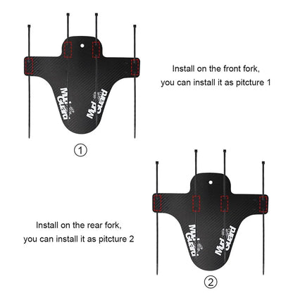 1 PC Colorful Bicycle Fenders Front Rear Common Mudguard MTB Mud Guard Wings Cycling Accessories Road Bike Protective Parts Beauty World Shop