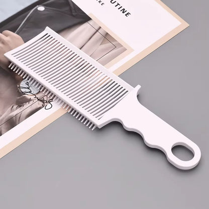 2Pcs Fading Comb Professional Barber Clipper Blending Flat Top Hair Cutting Comb For Men Heat Resistant Comb Salon Styling Tool Beauty World Shop