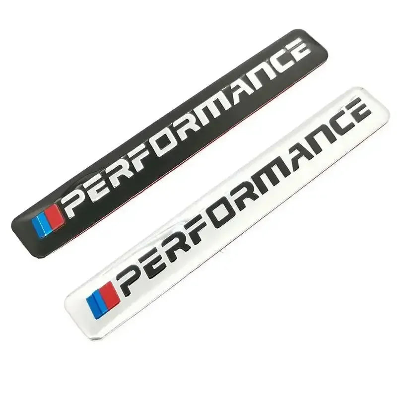 4Pcs Car Decal Logo Badge Auto Parts Sticker Not Easy To Fall Waterproof Power Performance Car Sticker Beauty World Shop
