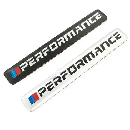 4Pcs Car Decal Logo Badge Auto Parts Sticker Not Easy To Fall Waterproof Power Performance Car Sticker Beauty World Shop