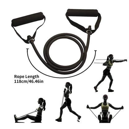 Resistance Bands With Handles, Exercise Bands, Workout Bands With Handles For Men Women, Strength Training Equipment At Home Beauty World Shop