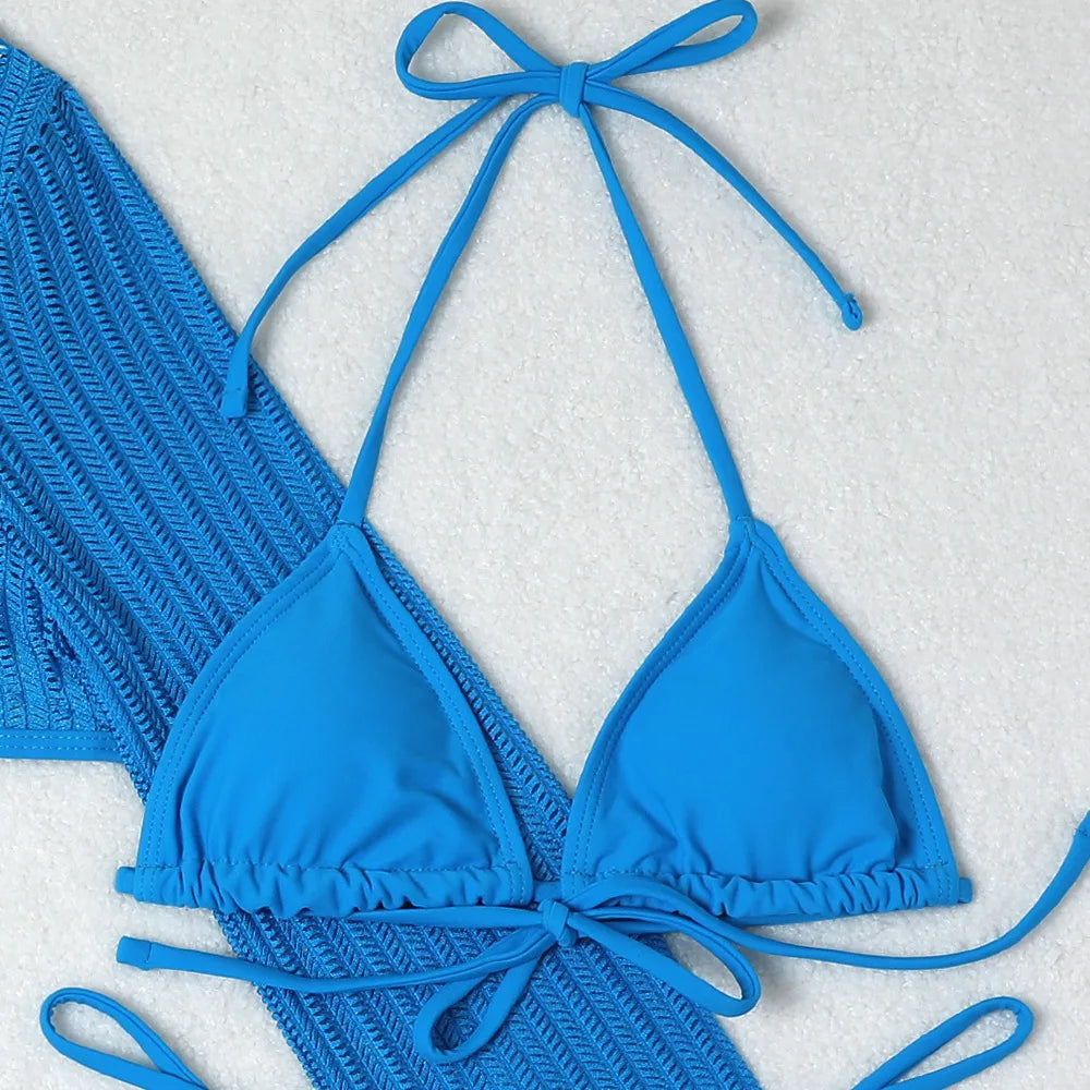 2026 Sexy Bikinis Female Swimsuits Women's Three-Piece Swimwear Beach Swim Wear Bathing Suits Brazilian Bikini Set Pool Bather Beauty World Shop
