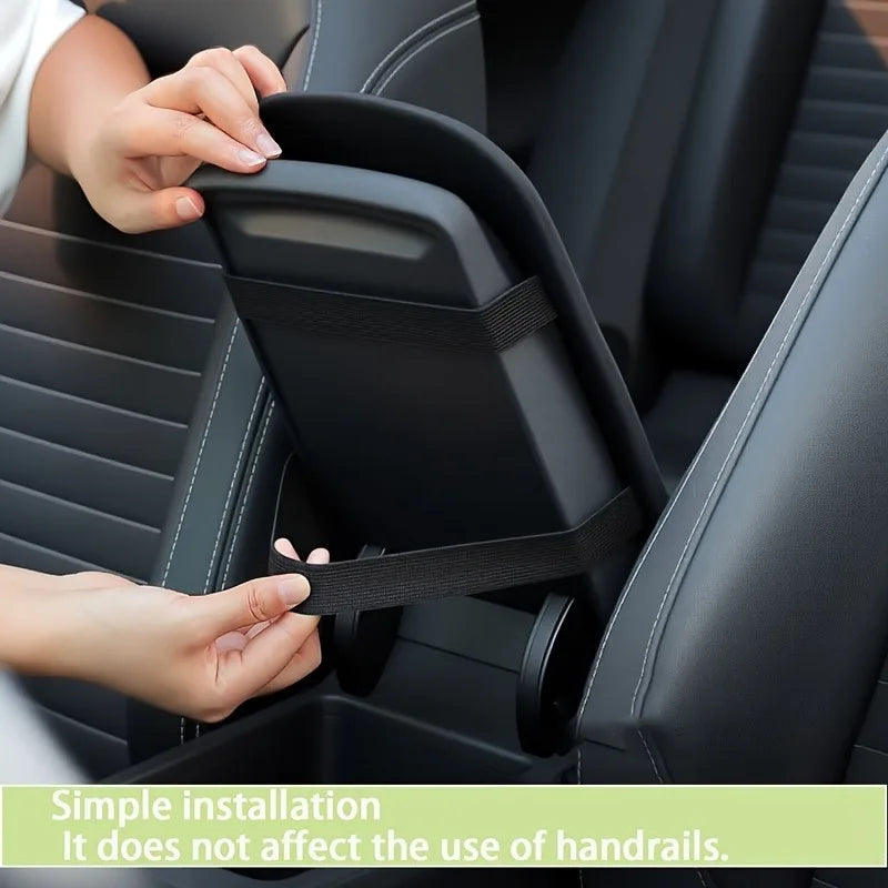 Car Armrest Pad, Plush Heightening Pad for Central Console, 1pc, for Vehicles, for Car Interior, Armrest Cover Beauty World Shop