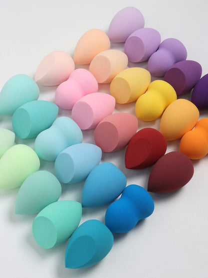 Make-Up Eggs 3-5-10-15-20-30-50 Pack, Color and Shape Random Foundation Beauty Sponge Blend, Liquid, Cream and Powder Flawless, Beauty World Shop
