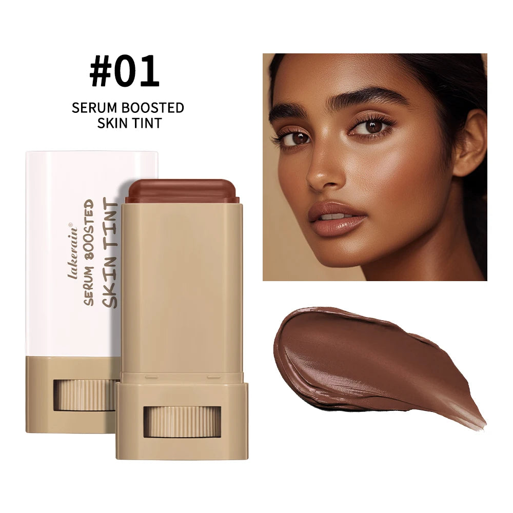 Foundation Skin Tint Balm Skin Tint Stick Waterproof Nourishing Solid Tinted Serum  Face Tinted Face Contour Stick Makeup Beauty World Shop