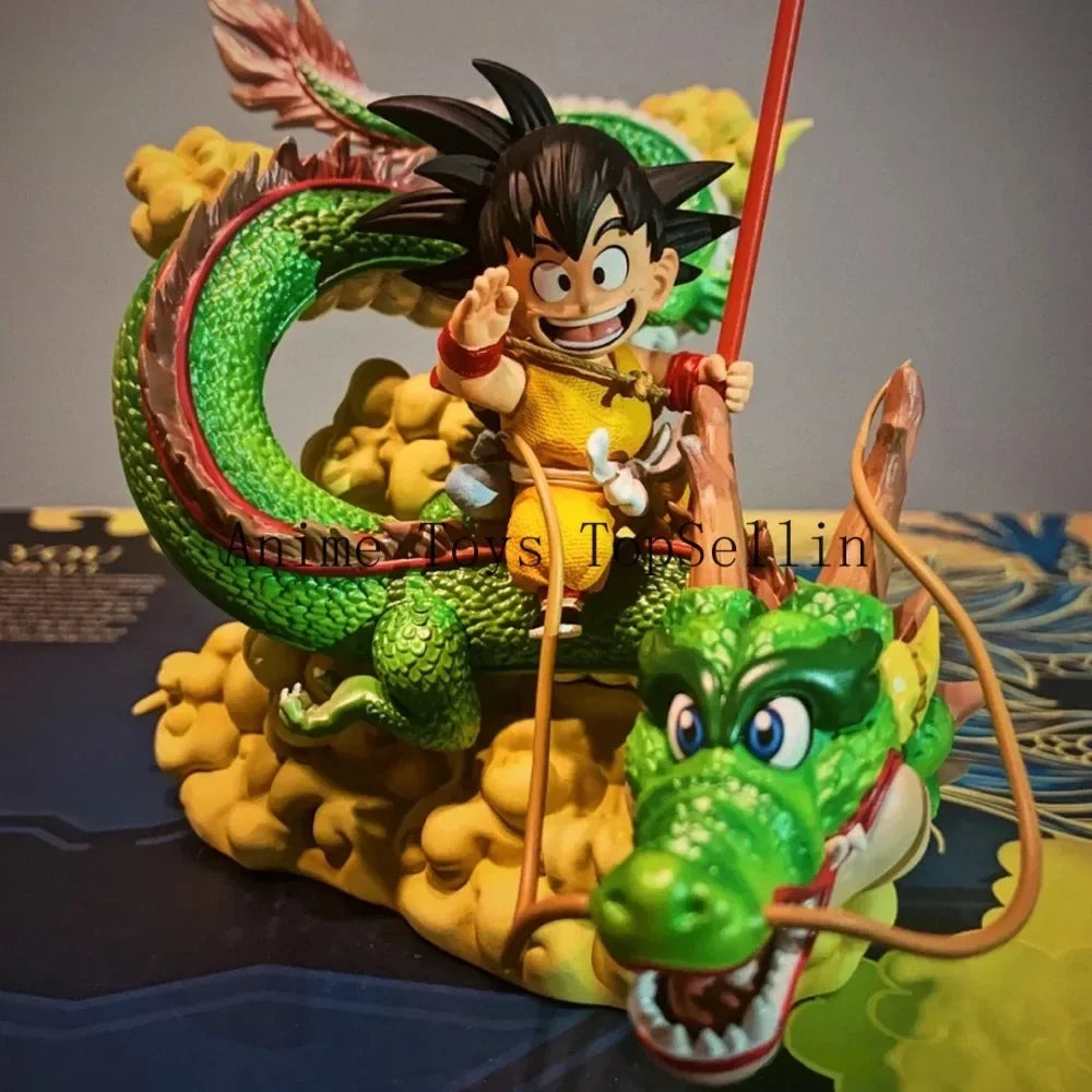 15cm Anime Dragon Ball Figure Goku and Dragon Figure PVC Action Figures Collection Model Toys Gifts Beauty World Shop