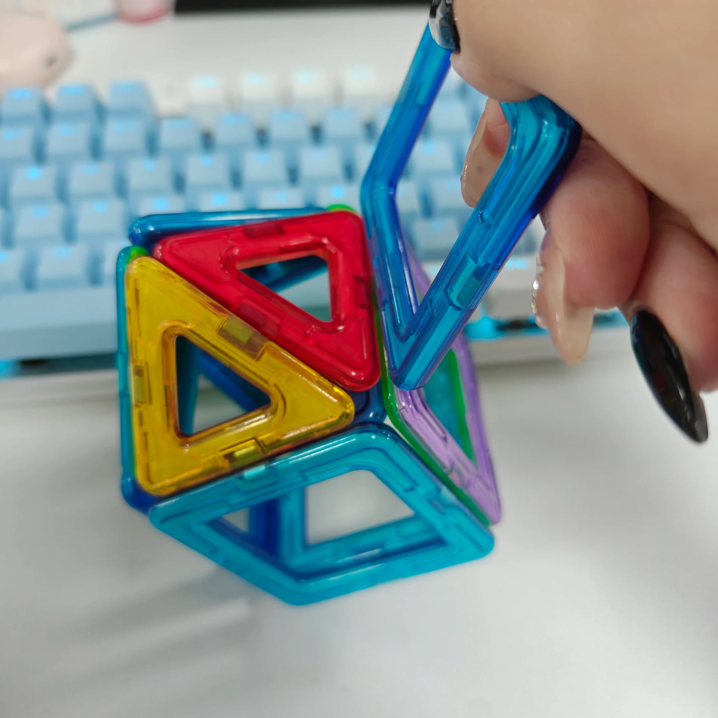 Magnetic Building Blocks DIY Magnets Toys medium size STEM Toys Construction Toys Learning Educational Magnet Toys Beauty World Shop
