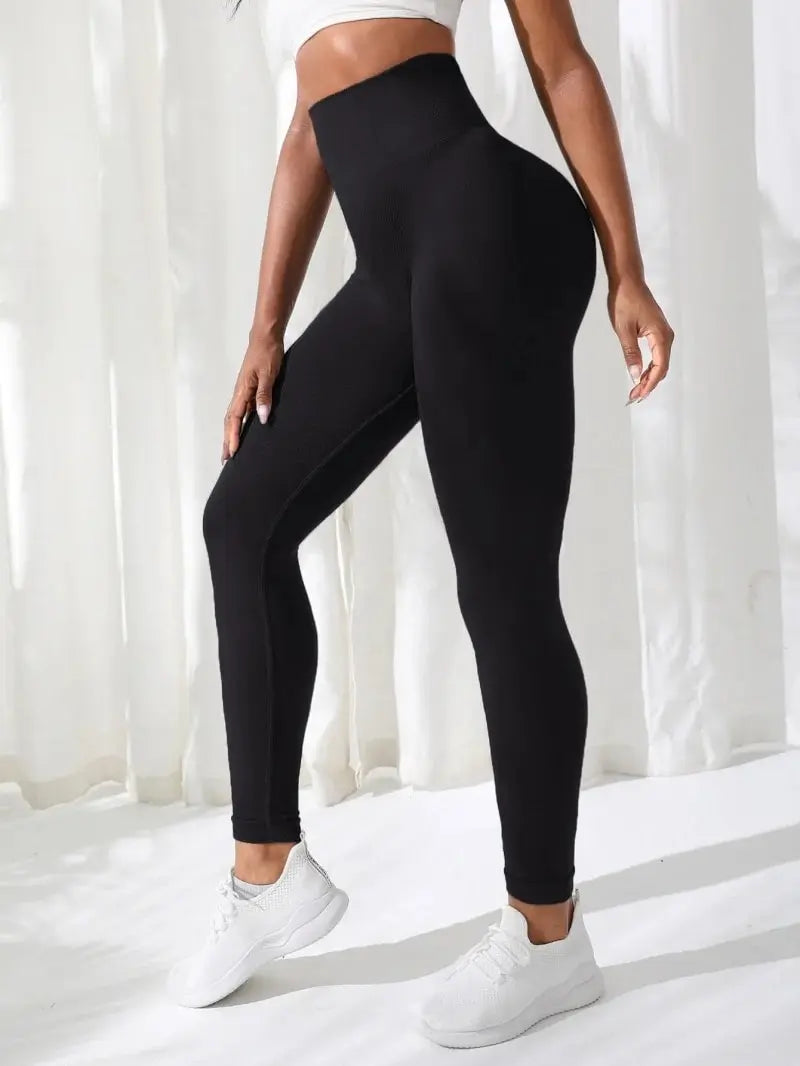 Women Pants Gym Yoga Seamless Sports Clothes Stretchy High Waist Athletic Exercise Fitness Leggings Beauty World Shop