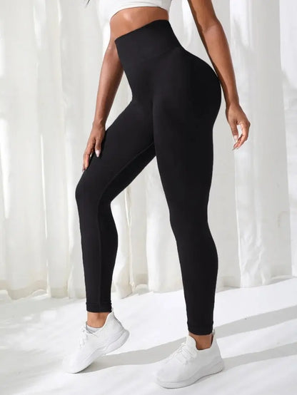 Women Pants Gym Yoga Seamless Sports Clothes Stretchy High Waist Athletic Exercise Fitness Leggings Beauty World Shop