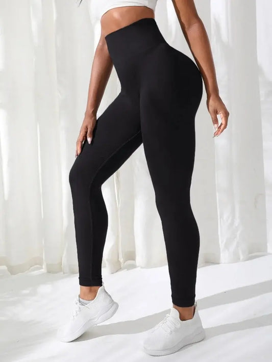 Women Pants Gym Yoga Seamless Sports Clothes Stretchy High Waist Athletic Exercise Fitness Leggings Beauty World Shop