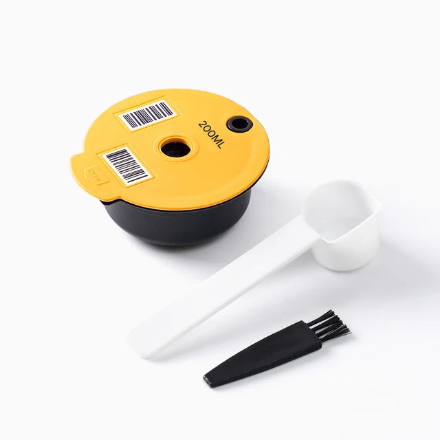 60/180200/220ML Reusable Coffee Capsule Pods for BOSCH-s Machine Tassimo Refillable Filter Pod Silicone Lid Replacement Beauty World Shop