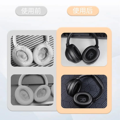 Replacement Protein Ear Pads With buckle For QCY H3 H4 H3 Lite TOZO HT2 Headphones Soft Foam Ear Cushions High Quality