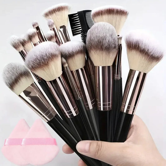 Professional 3-20PCS Makeup Brushes Set Eyeshadow Foundation Concealer Blending Blush Brush Kabuki Soft Fluffy Women Beauty Tool Beauty World Shop