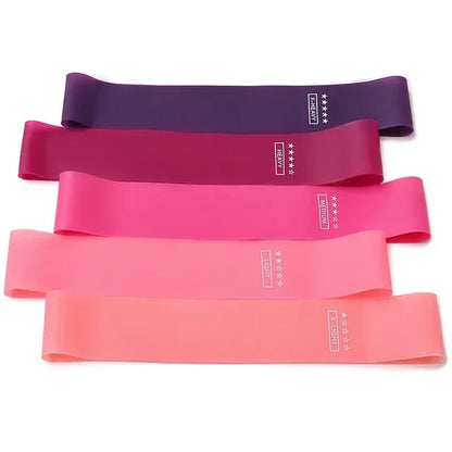 Portable Fitness Workout Equipment Rubber Resistance Bands Yoga Gym Elastic Gum Strength Pilates Crossfit Women Weight Sports Beauty World Shop