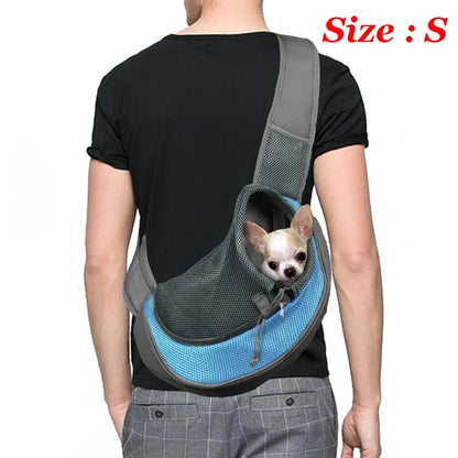 1Pc Dog out backpack,Dog Sling Carrier Breathable Mesh Travel Crossbody Bag For Puppy Cat Hiking Camping Beauty World Shop