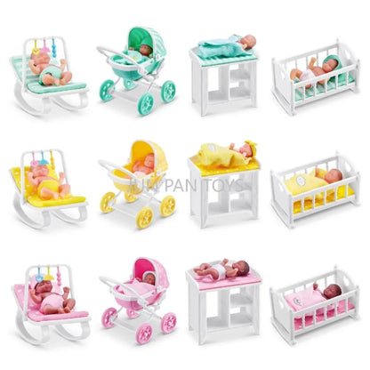 Zuru 5 Surprise Mini Brands Toys My Mini Baby Surprise Doll Cute Gift Miniature Toy Decoration Birthday Gift for Kids Toys Beauty World Shop