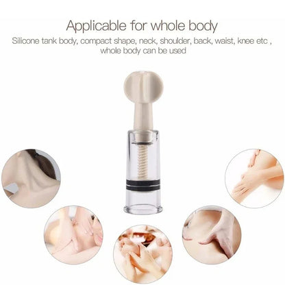 Vacuum Suction Cupping Cup Nipple Enhancer Massage Vacuum Cans Plastic Enlarger Suction Enlarger Body Breast Massager Cups Beauty Trend Shop