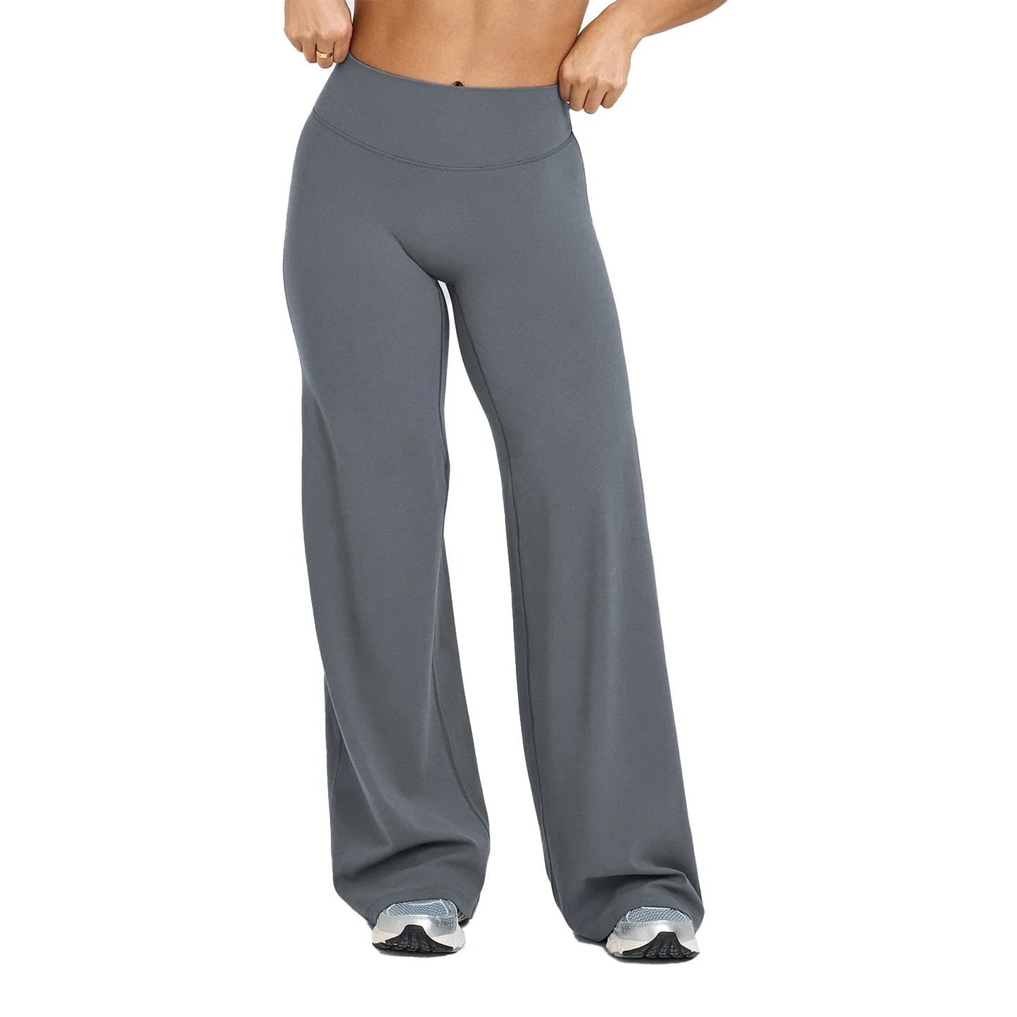 High Waisted Straight Leg Yoga Pants for Women, Naked Feeling Butt Lifting Loose Fit Workout Trousers, Slimming Gym Pants Beauty World Shop