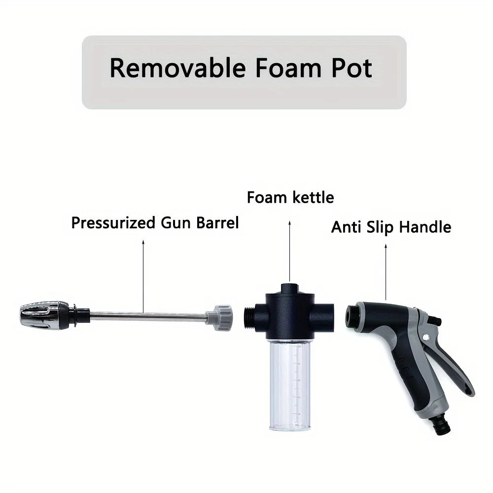 High-Pressure Car Washing Water Gun, External Cleaning Of RV, Foam Kettle Cleaning, Garden Water Hose Nozzle, Garden Shower, Beauty World Shop