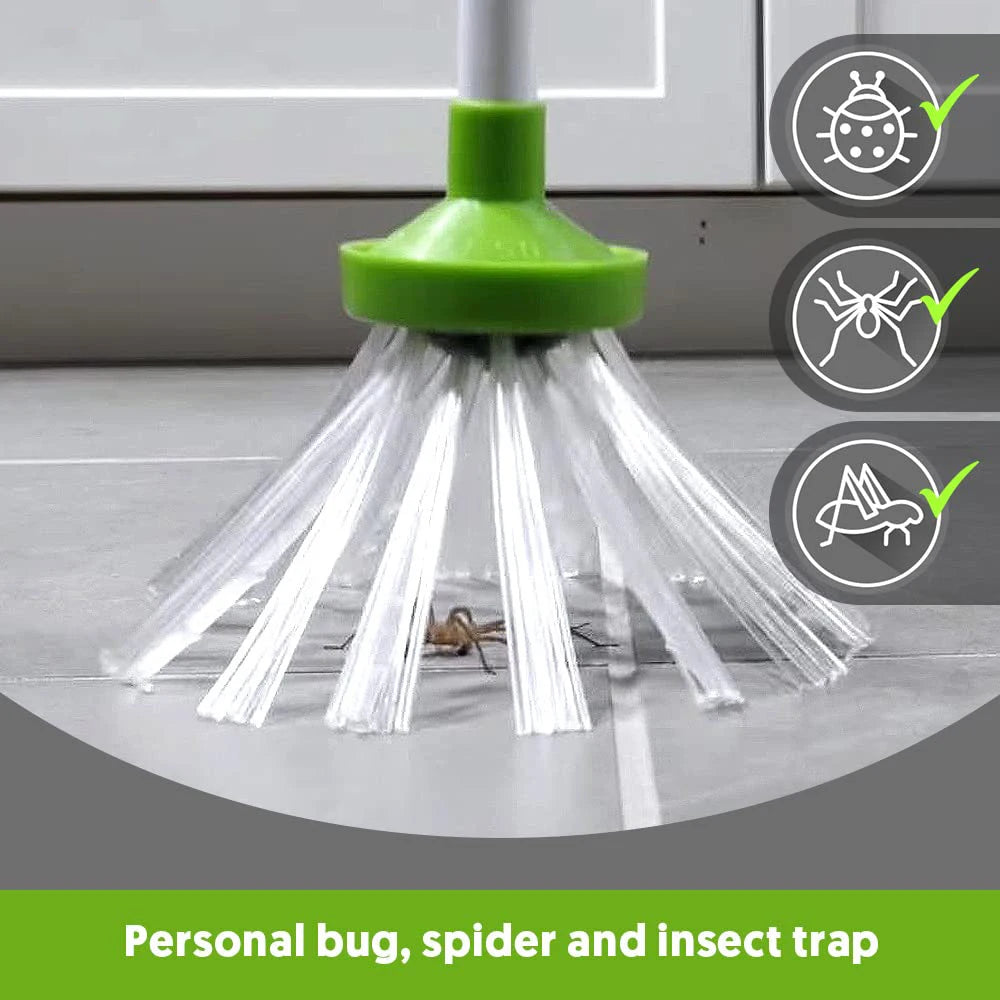 Foldable household tool spider catcher clip insect catcher cute catcher Abs household outdoor Beauty World Shop