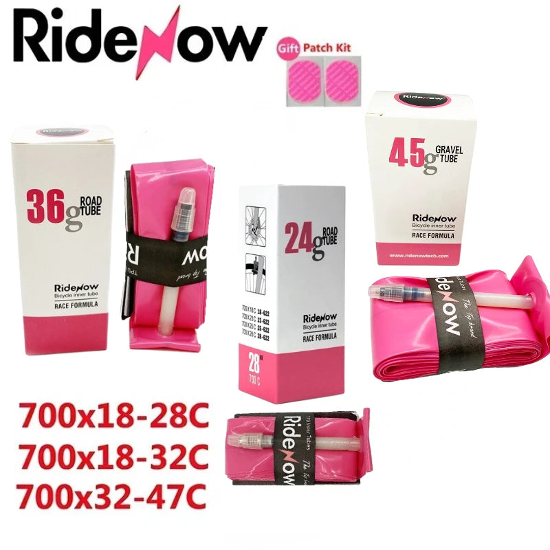 RideNow TPU Bike Inner Tube 700C 700x18 23 25 28 32 35 37 40 47C  Ultralight Gravel Tire MTB Bicycle 29x1.5 1.75 TPU Inner Tube Beauty World Shop