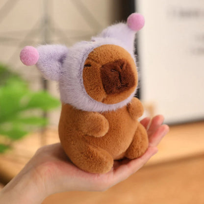 Capybara Plush Toy Pendant Keychain Capibara Cosplay Pokemon Pikachu Disney Stitch Sanrio Kuromi Plushies Stuffed Bag Decor Gift Beauty World Shop
