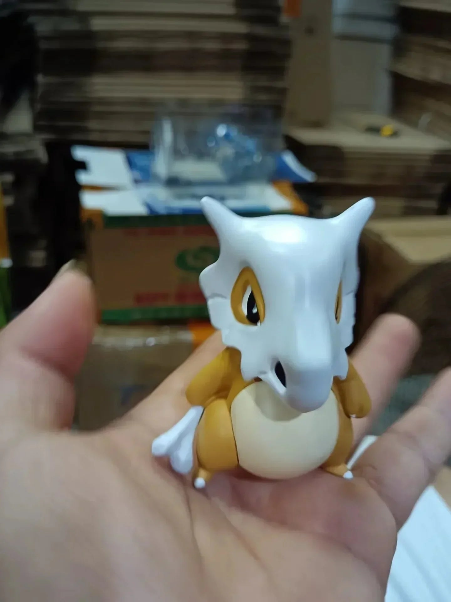 8CM One Piece Pocket Monsters Pokemon Cubone Cute Version Anime Action Figure Toys Beauty World Shop