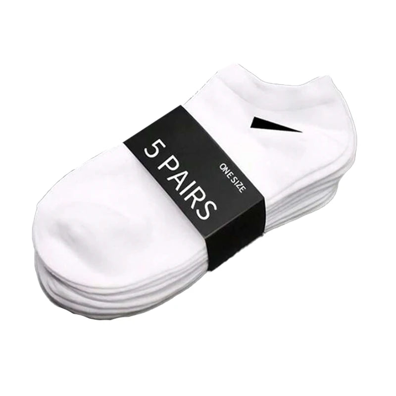 5/10 /20/30 Pairs Unisex Casual Plain Color Boat Socks Thin Breathable Comfy Anti Odor Sweat-absorbing Ankle Socks For Men Women Beauty World Shop