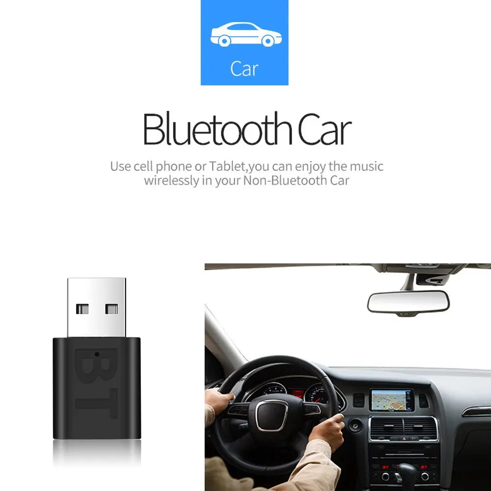 Bluetooth 5 0 Receiver Wireless Music Audio Adapter 3.5mm Jack Mini Bluetooth Audio Receiver For Laptops Stereo Radio Car Music Beauty World Shop