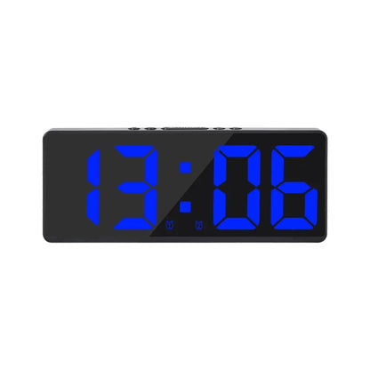 Creative Number Clock Color Nightlight Temperature Calendar Alarm Clock LED Large Number Electronic Clock Backlight Home Decor Beauty World Shop