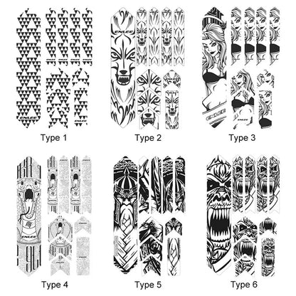 ENLEE The New Removeable Sticker Road Bicycle Paster Guard Cover 3D MTB Mountain Bike Scratch-Resistant Protect Frame Protector Beauty World Shop