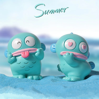 8pcs Mermaid Hangyodon Blind box Big Mouth Fish Anime Figure Desktop Decoration Student Surprise Gift Mystery Box Wholesale Beauty World Shop