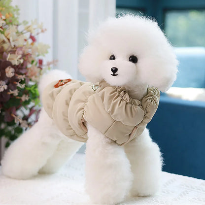 Soft Warm Dog Clothes Winter Padded Puppy Cat Coat Jacket For Small Medium Dogs Chihuahua French Bulldog Poodle Vest Pet Outfit Beauty World Shop