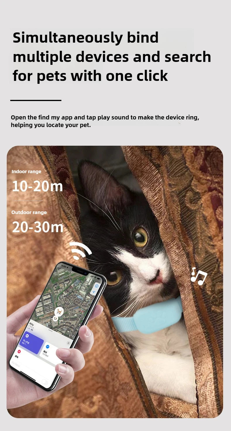 Pet Bluetooth GPS Tracker Dog Mini Tracking Movement Alert Collars Anti Lost Tracker for Cats and Puppies Remote Global Locator Beauty World Shop
