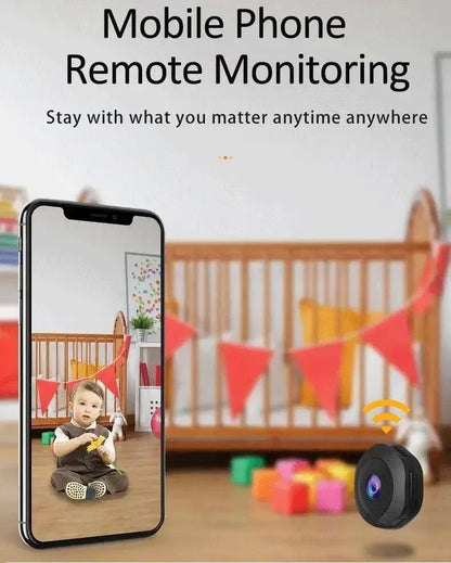 New 4K HD Mini Wireless Camera Portable Cam Night Vision Camcorder WiFi Remote Monitor Video Voice Recorder Security Camera Beauty World Shop