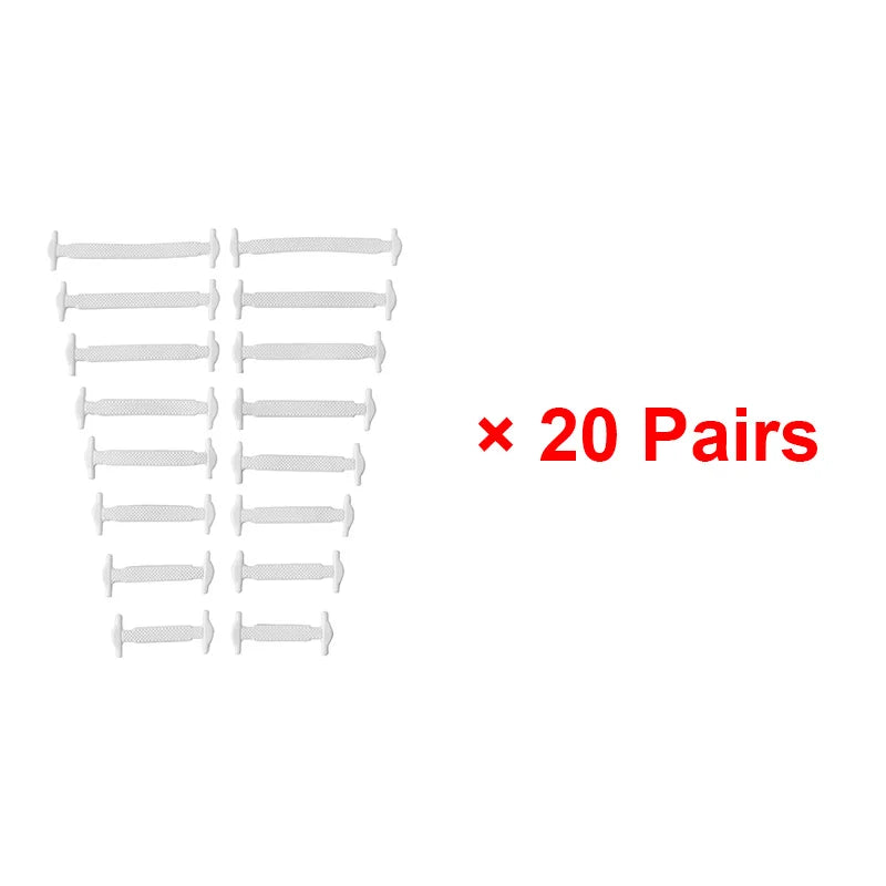 16pcs/lot Silicone Shoelaces No Tie Shoelaces 12 colors Elastic Lace Shoelace Creative Lazy Silicone Laces Rubber Lace Beauty World Shop
