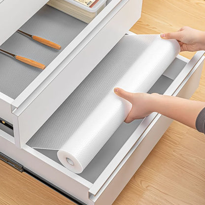 30/60cm 1.5/5M Drawer Mat Shelf Cover Liners Non Slip Waterproof Closet Placemat Table Pad Cabinet Oil-proof Liners Non-Adhesive Beauty World Shop