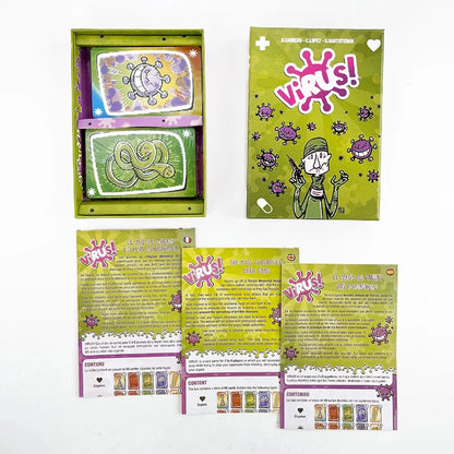 Virus 1 2 3 Board Game: The Ultimate Contagiously Fun Game for Family Parties in Spanish & English Beauty World Shop