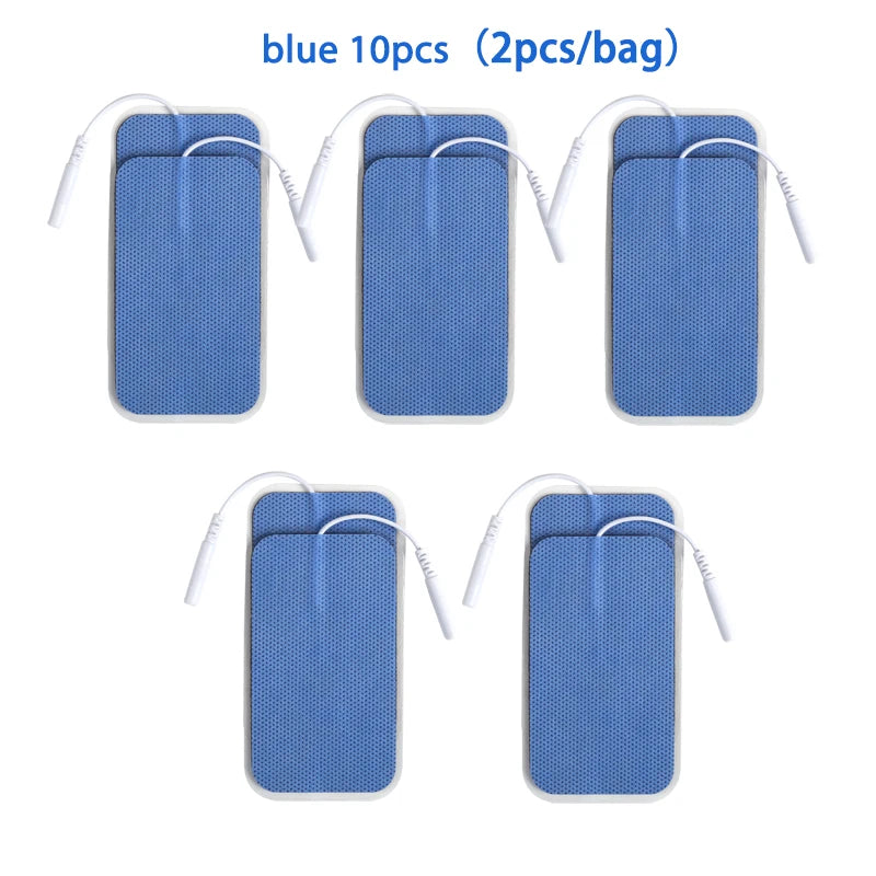 Self Adhesive Reusable Electrode Patches, Non-woven Fabric Electrode Pads, TENS Unit, EMS Muscle Stimulator, Replacement Sticker Beauty World Shop