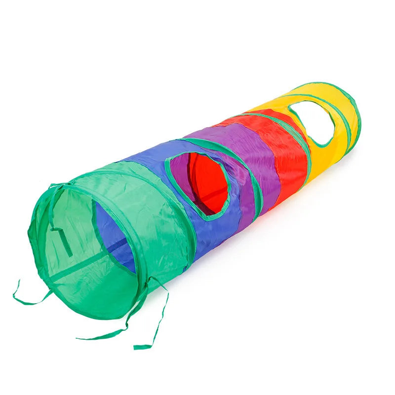 Cat Tunnel Pet Supplies Cat S T Pass Play Tunnel Foldable Cat Tunnel Cat Toy Breathable Drill Barrel for Indoor loud paper Beauty World Shop