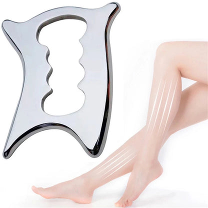 Professional Gua Sha Massage Tools, Stainless Steel Guasha Tool,Manual Massage Sticks for Jawline Sculpting & Puffiness Reducing Beauty World Shop