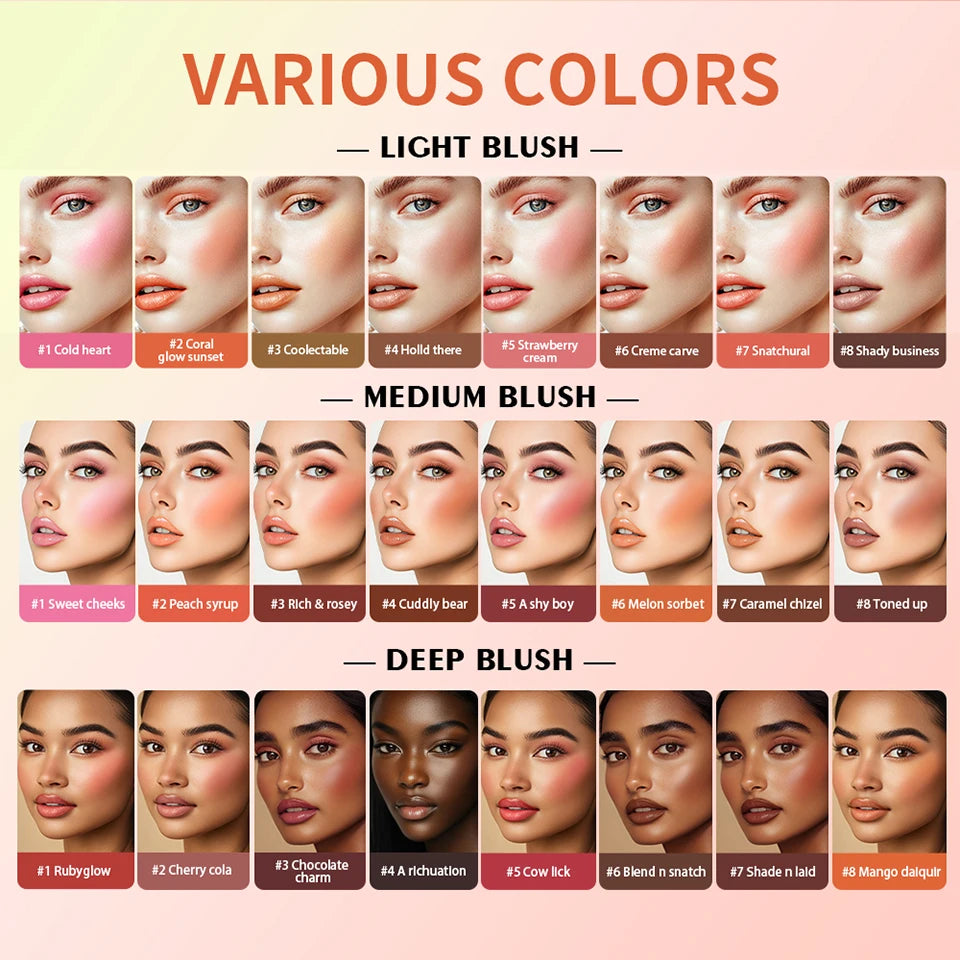 Curve Case Cream Eyebrow Cream Blush Highlighter Palette Matte Shimmer Finishes Shadow Tones Long-Lasting Cosmetics Beauty World Shop