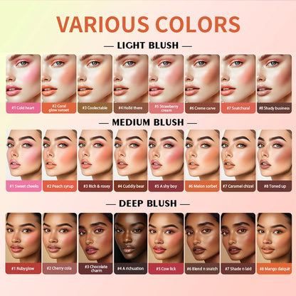 Curve Case Cream Eyebrow Cream Blush Highlighter Palette Matte Shimmer Finishes Shadow Tones Long-Lasting Cosmetics Beauty World Shop
