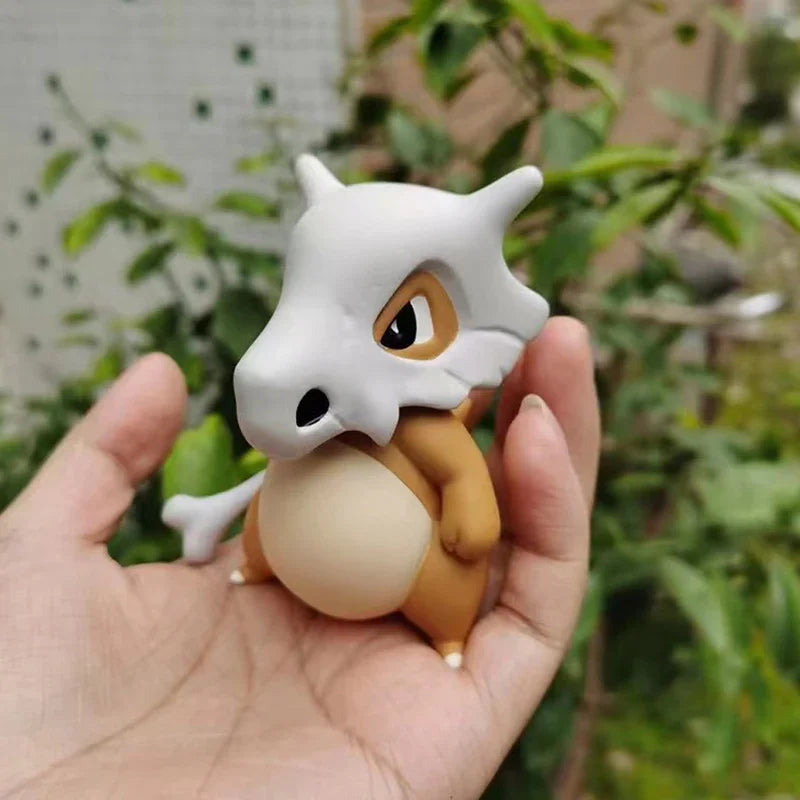 8CM One Piece Pocket Monsters Pokemon Cubone Cute Version Anime Action Figure Toys Beauty World Shop