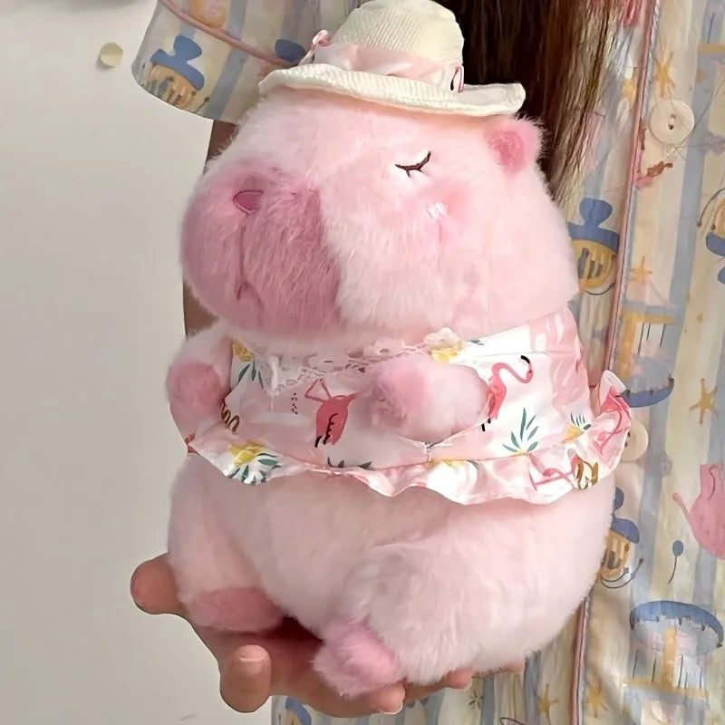 23cm Capybara Plush Simulation Capibara Anime Fluffty Toy Cute Doll Stuffed Animals Soft Doll Plush Christmas Thanksgiving Gift Beauty Fashion