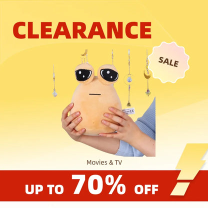 Clearance_22cm/8.6in Pou Plush Cartoon Alien Toy Kawaii Stuffed Animal Doll Hot Game Figure Gifts for Fans_Continuous updates Beauty Fashion