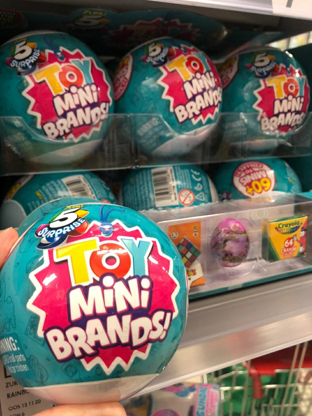 5 Surprise Mini Brands Series 1 by ZURU Mystery Real Miniature Collectible Toy Capsule Anime Figure Toy Birthday Surprise Gift Beauty World Shop